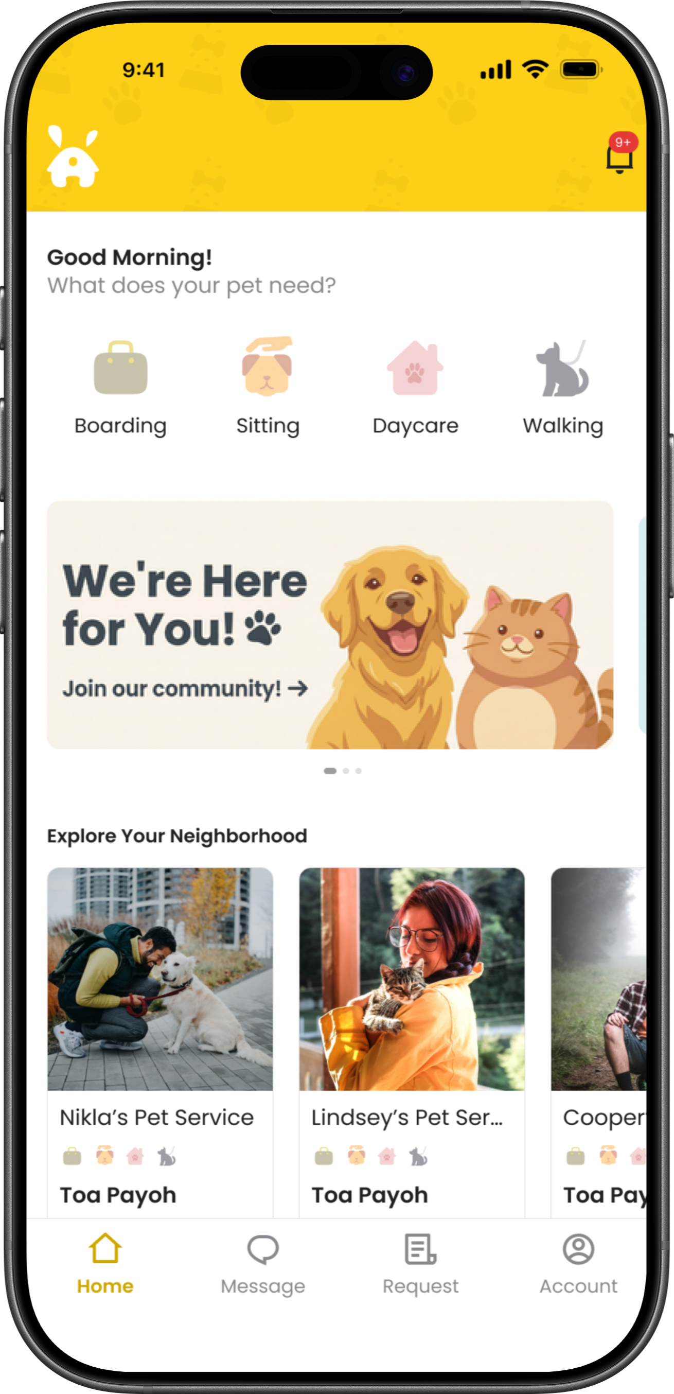 A About Pets App Staging Screen 2